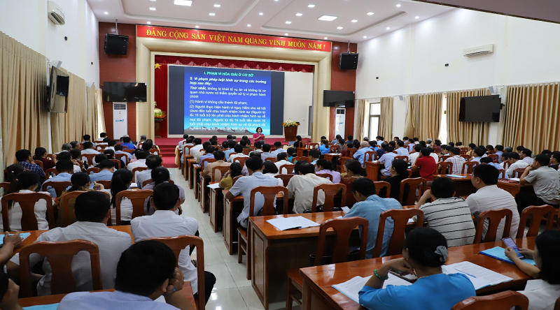 Tuyên Quang: Tổ chức tập huấn nghiệp vụ công tác hòa giải ở cơ sở